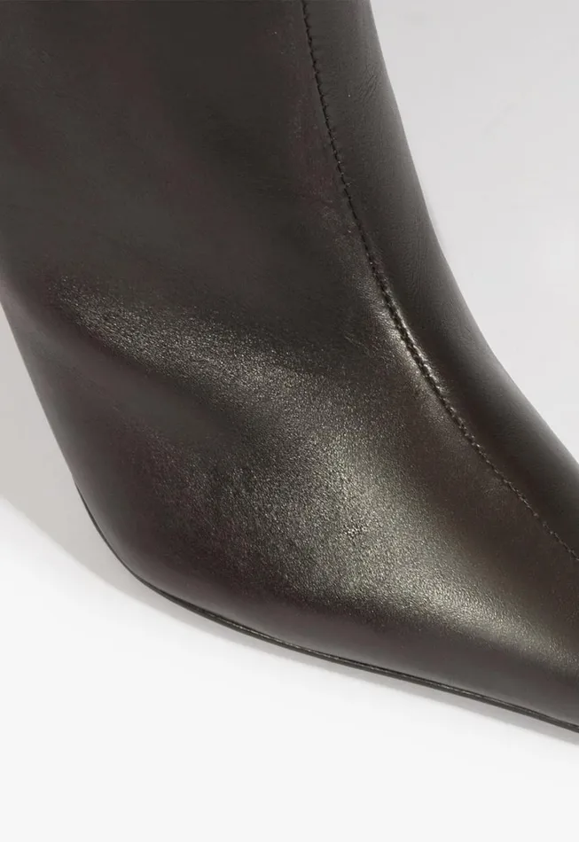 Schutz Shoes Boots Beverly Boot Dark Brown 8211 Women