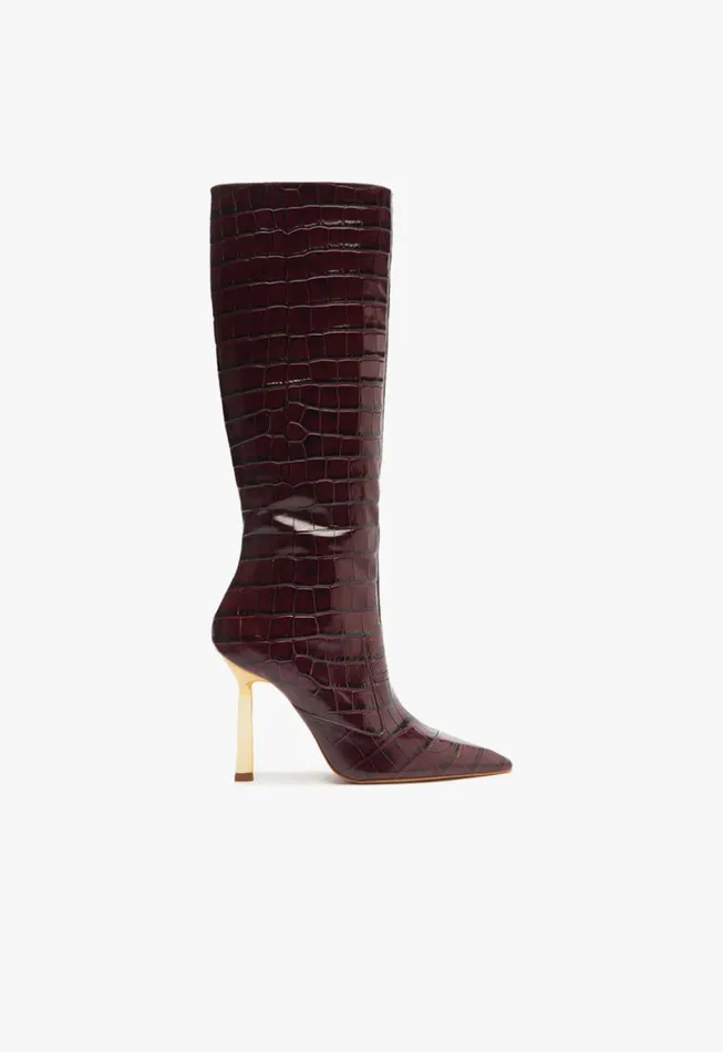 Schutz Shoes Boots Ciara Boot Cherry Wine 8211 Women
