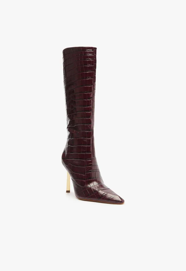 Schutz Shoes Boots Ciara Boot Cherry Wine 8211 Women