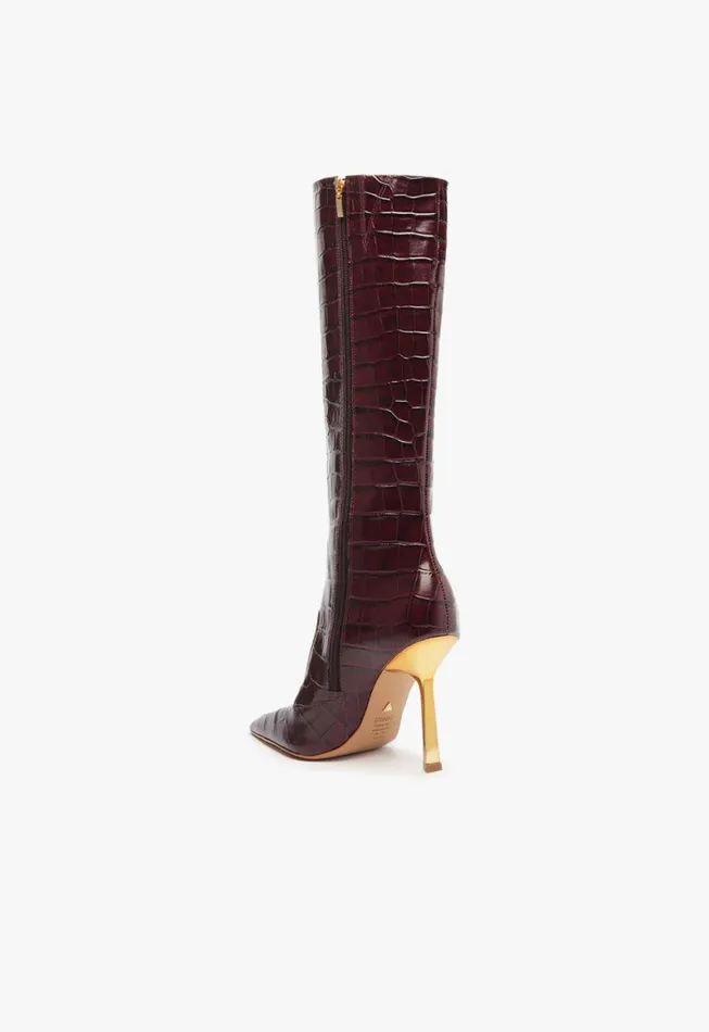 Schutz Shoes Boots Ciara Boot Cherry Wine 8211 Women