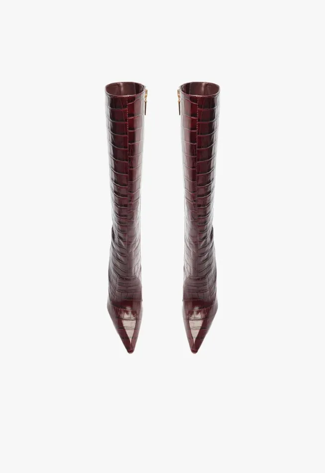 Schutz Shoes Boots Ciara Boot Cherry Wine 8211 Women