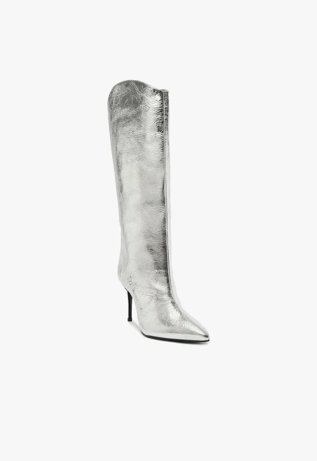 Schutz Shoes Boots Maryana Boot Silver 8211 Women