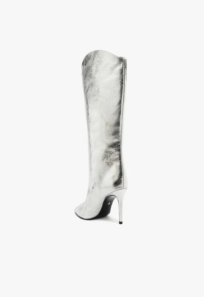 Schutz Shoes Boots Maryana Boot Silver 8211 Women