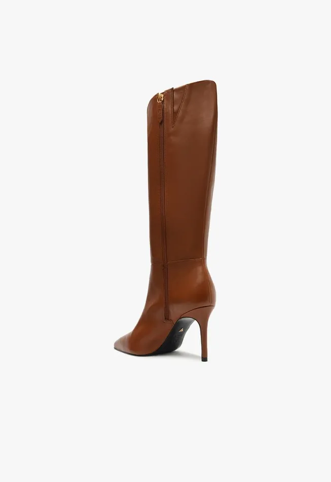 Schutz Shoes Boots Mikki Up Boot Brown 8211 Women
