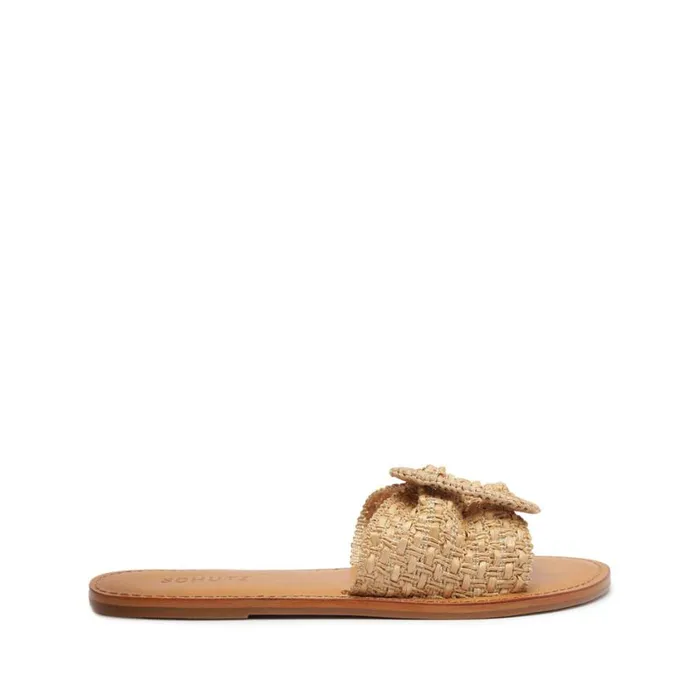 Schutz Shoes Flats Cinna Flat Sandal Beige 8211 Women