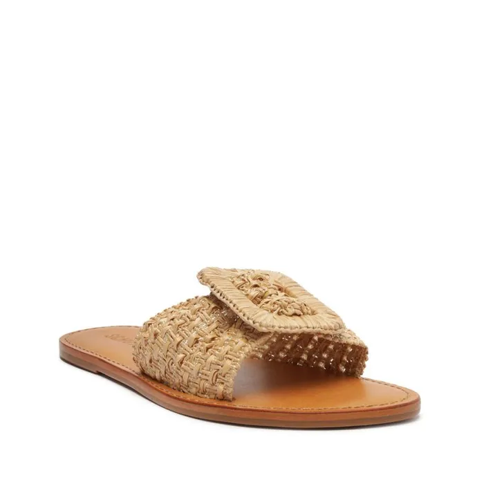 Schutz Shoes Flats Cinna Flat Sandal Beige 8211 Women