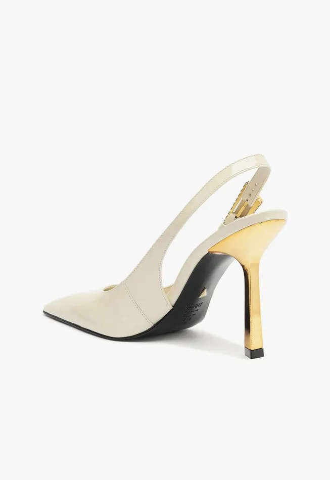 Schutz Shoes Pumps Ciara Patent Leather Pump White 8211 Women