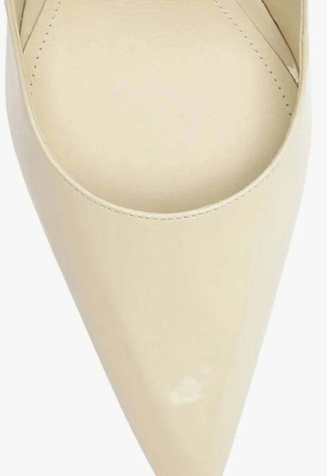Schutz Shoes Pumps Ciara Patent Leather Pump White 8211 Women