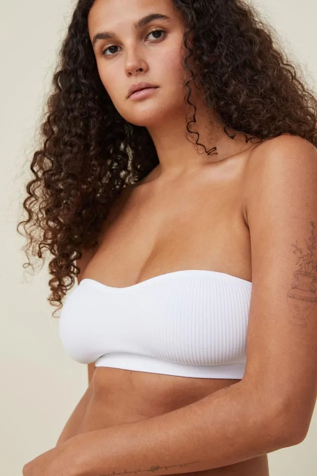Seamless Sweetheart Padded Bandeau r White Women Cotton On Bras