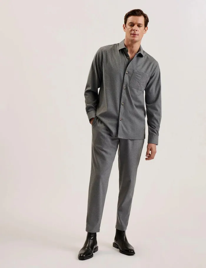 Shirts Men Ted Baker GAIUS LTGREY Lt Grey