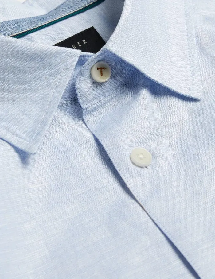 Shirts Men Ted Baker PALOMAS Midblue