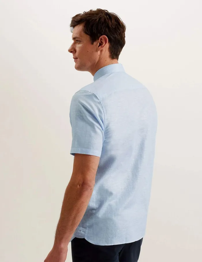Shirts Men Ted Baker PALOMAS Midblue