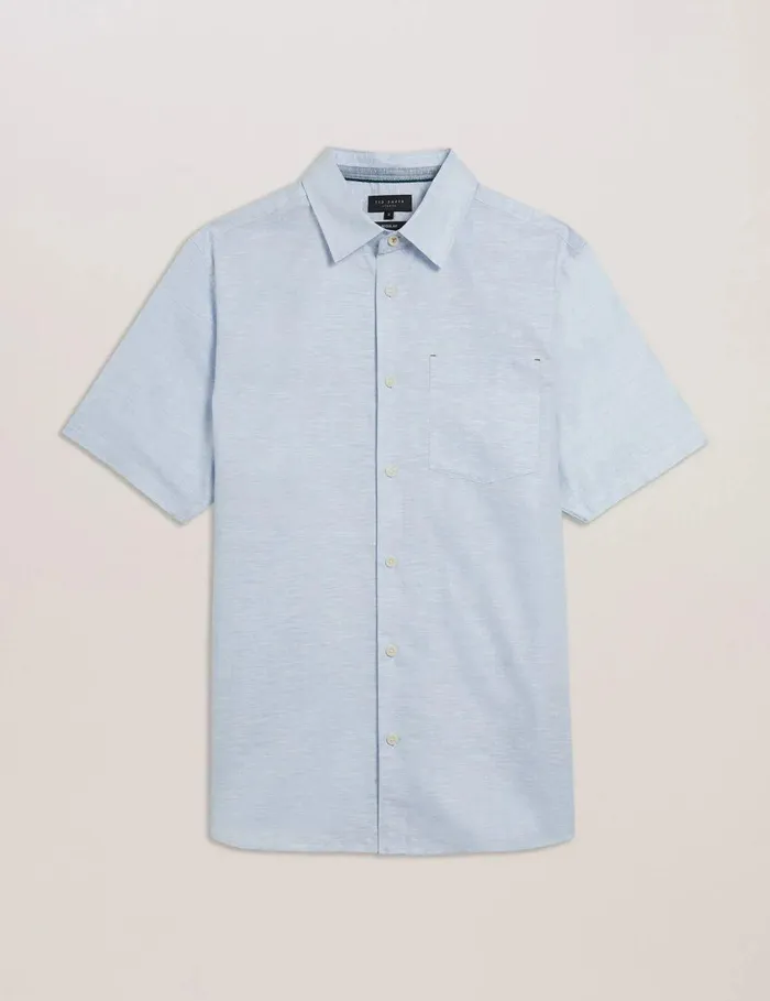 Shirts Men Ted Baker PALOMAS Midblue