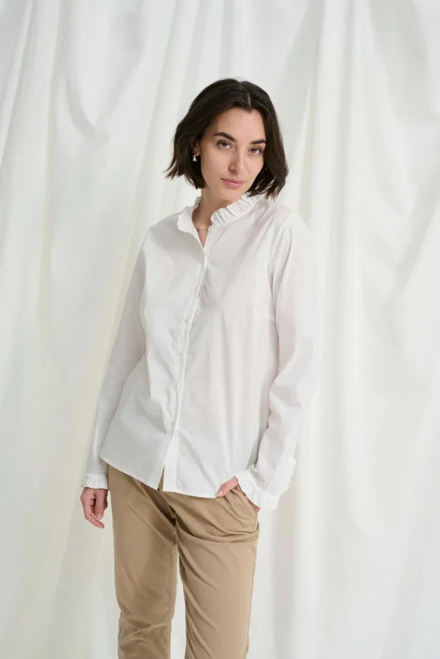 Shirts Women CULTURE CUantoinett Shirt Spring Gardenia