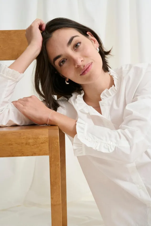 Shirts Women CULTURE CUantoinett Shirt Spring Gardenia