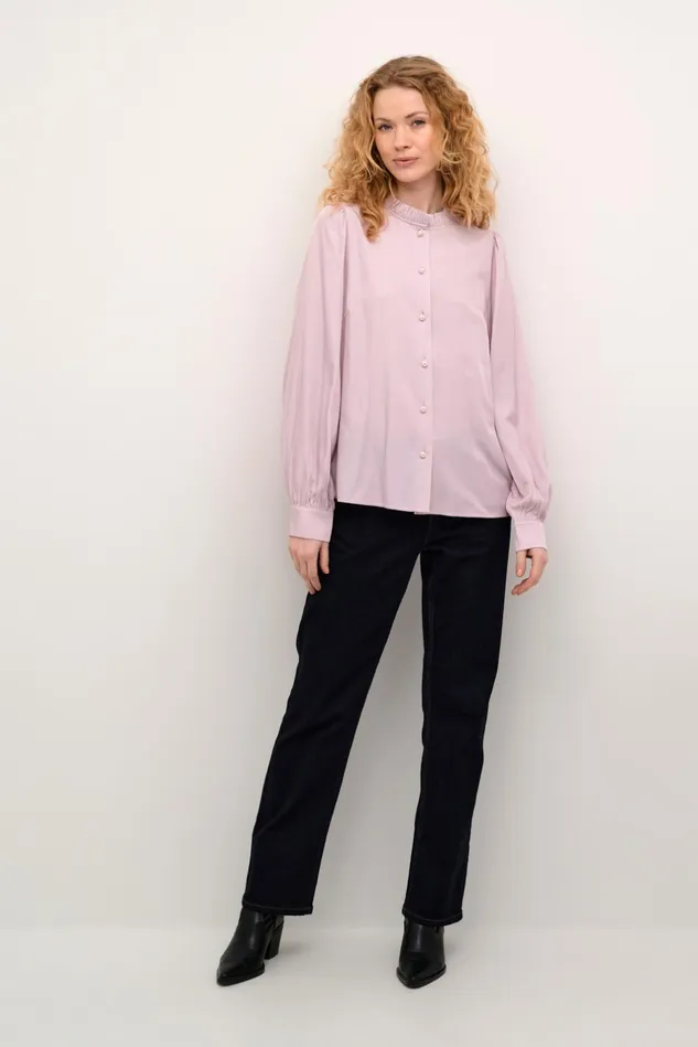 Shirts Women CULTURE CUbelva Shirt Pale Mauve Melange