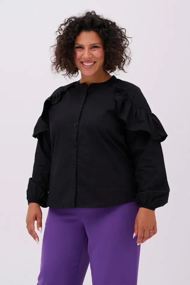 Shirts Women CULTURE CUesther Shirt Black