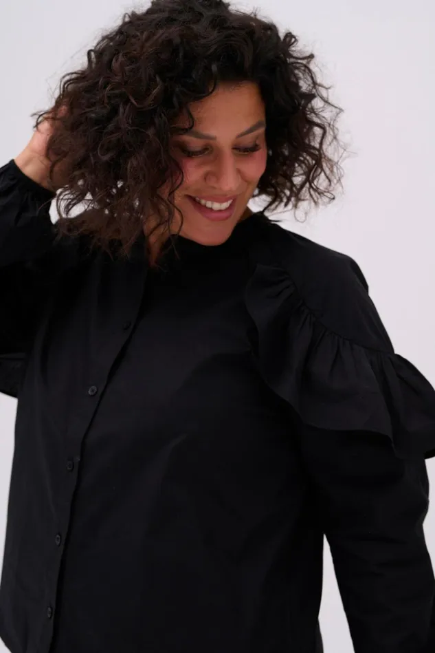 Shirts Women CULTURE CUesther Shirt Black