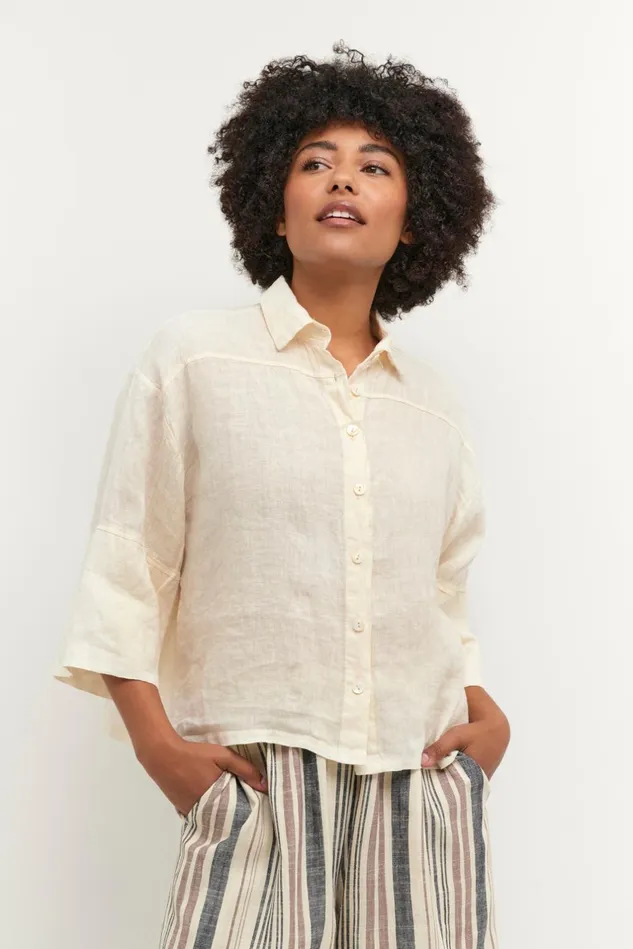 Shirts Women CULTURE CUvebina Shirt Spring Gardenia