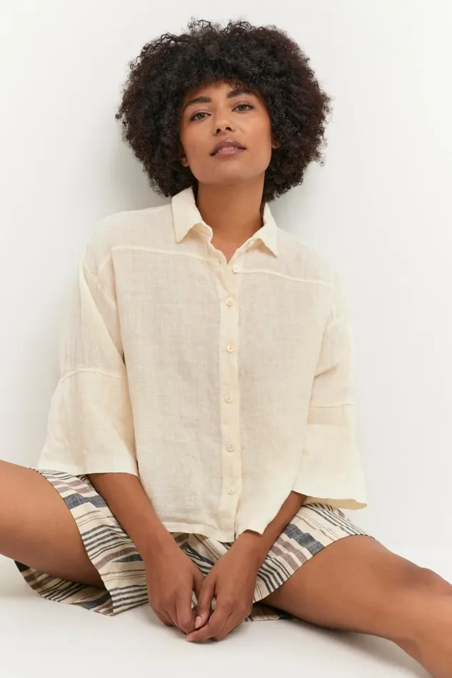Shirts Women CULTURE CUvebina Shirt Spring Gardenia