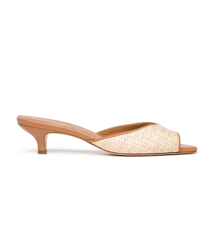 Shoes Women DEN Callie Mule Natural Raffia Shoes Women DEN Callie Mule Natural Raffia