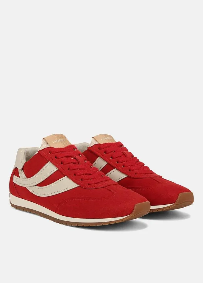 Shoes Women Vince Oasis Suede and Leather Runner Sneaker Crimsonmoonlight Shoes Women Vince Oasis Suede and Leather Runner Sneaker Crimsonmoonlight