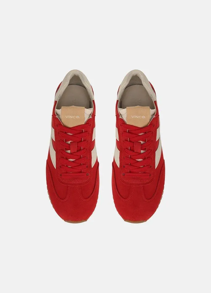 Shoes Women Vince Oasis Suede and Leather Runner Sneaker Crimsonmoonlight Shoes Women Vince Oasis Suede and Leather Runner Sneaker Crimsonmoonlight