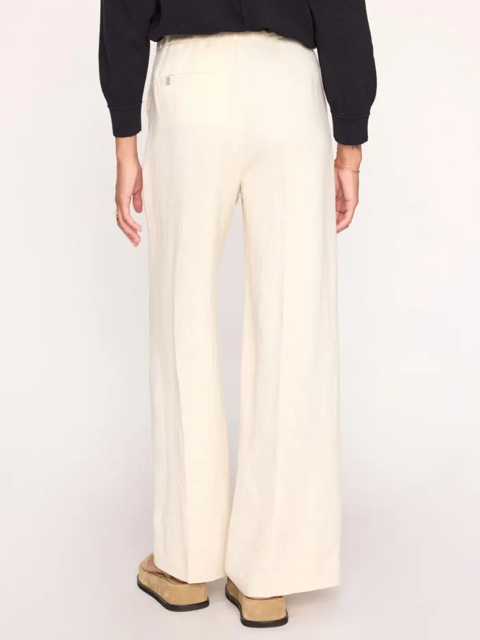 Shop Brochu Walker Bottoms The Areo Pant Egret
