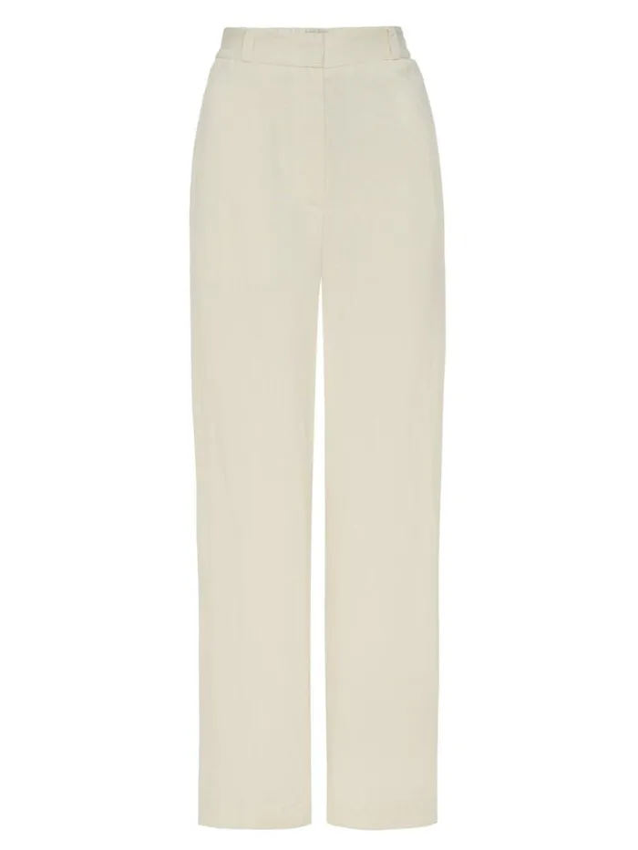 Shop Brochu Walker Bottoms The Areo Pant Egret