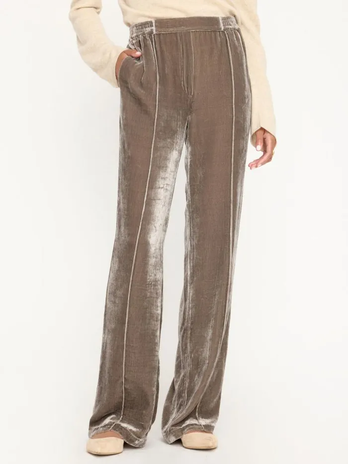 Shop Brochu Walker Bottoms The Tama Pant Echo Grey