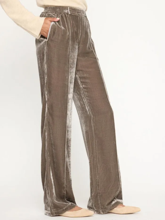 Shop Brochu Walker Bottoms The Tama Pant Echo Grey