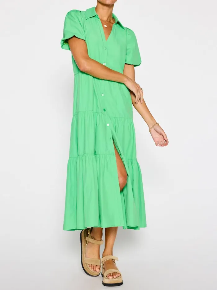 Shop Brochu Walker Dresses The Havana Dress Derby Green