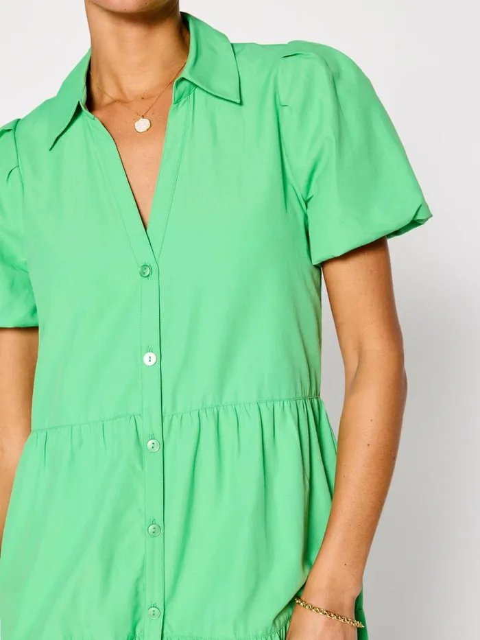 Shop Brochu Walker Dresses The Havana Dress Derby Green