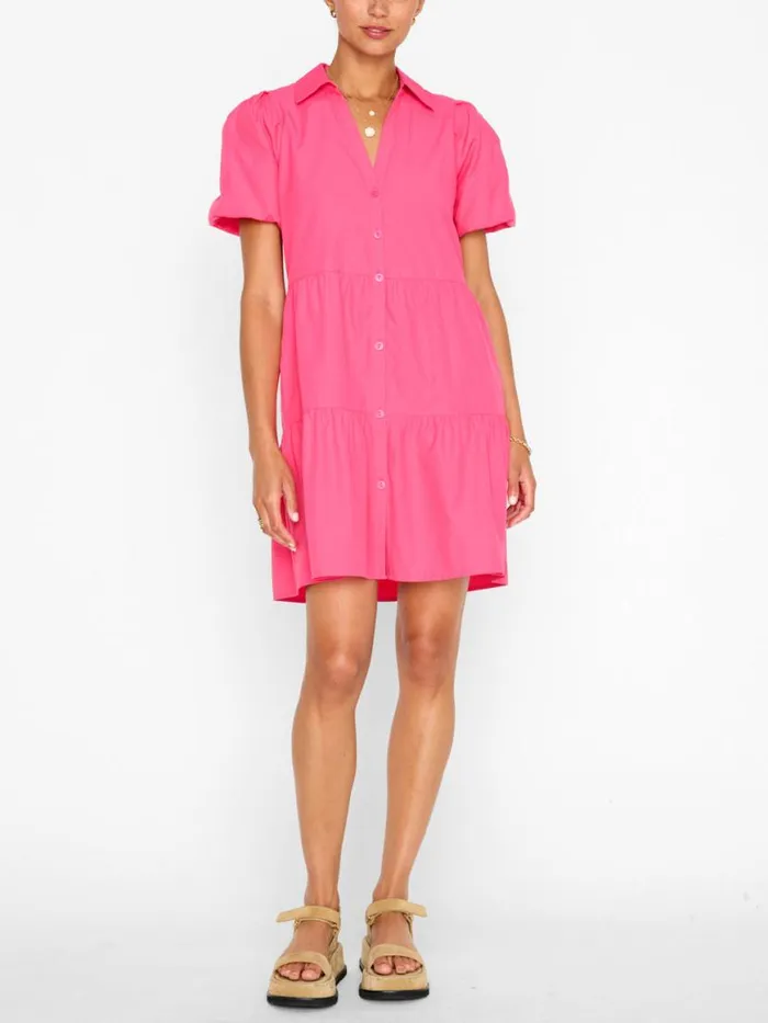 Shop Brochu Walker Dresses The Havana Mini Dress Hot Pink