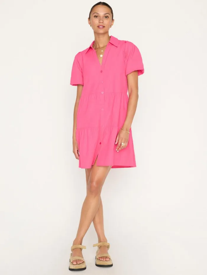 Shop Brochu Walker Dresses The Havana Mini Dress Hot Pink