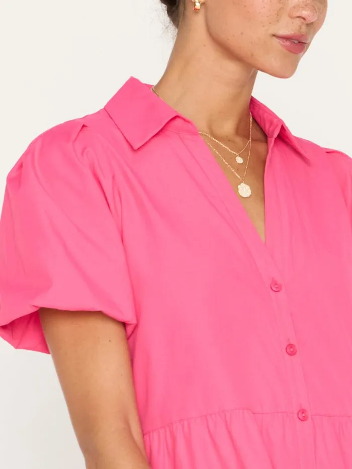 Shop Brochu Walker Dresses The Havana Mini Dress Hot Pink