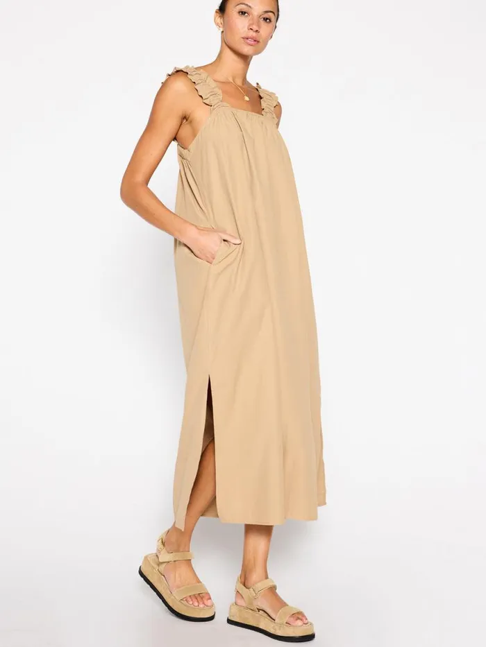 Shop Brochu Walker Dresses The Serena Belted Dress Sahara