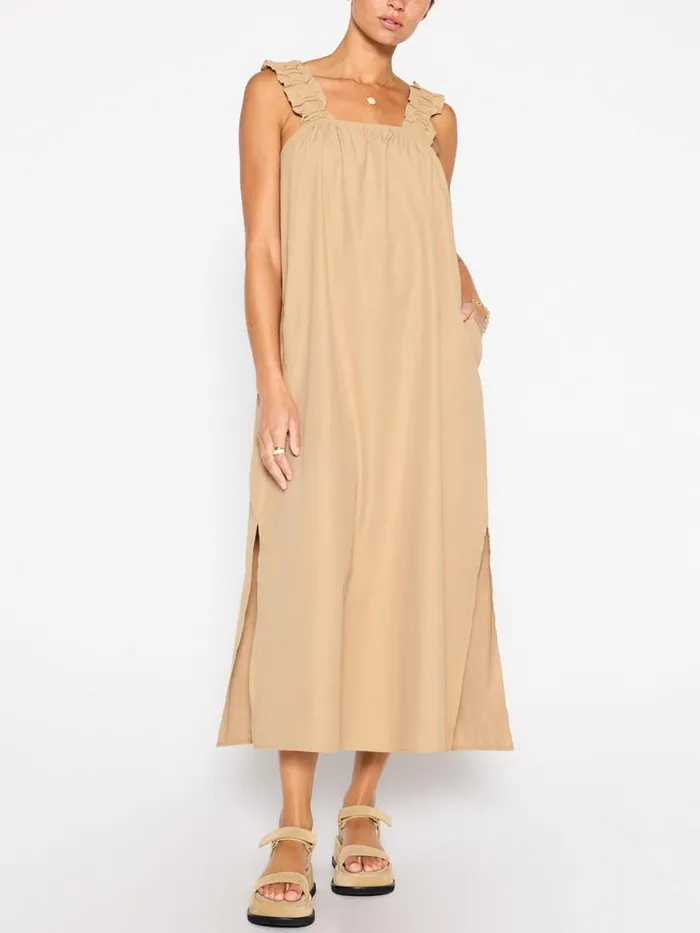 Shop Brochu Walker Dresses The Serena Belted Dress Sahara