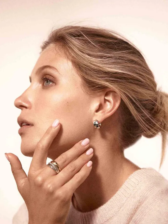 Shop Brochu Walker Fine Jewelry Icons White Gold Mini Hoop Earrings White Gold