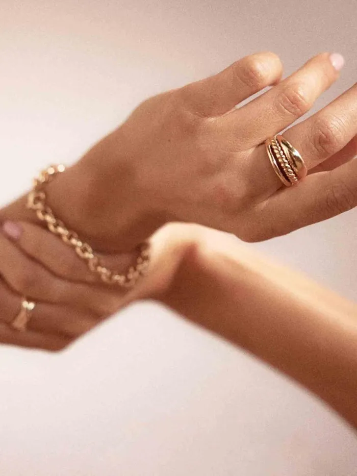 Shop Brochu Walker Fine Jewelry Icons Yellow Gold Duet Ring Yellow Gold