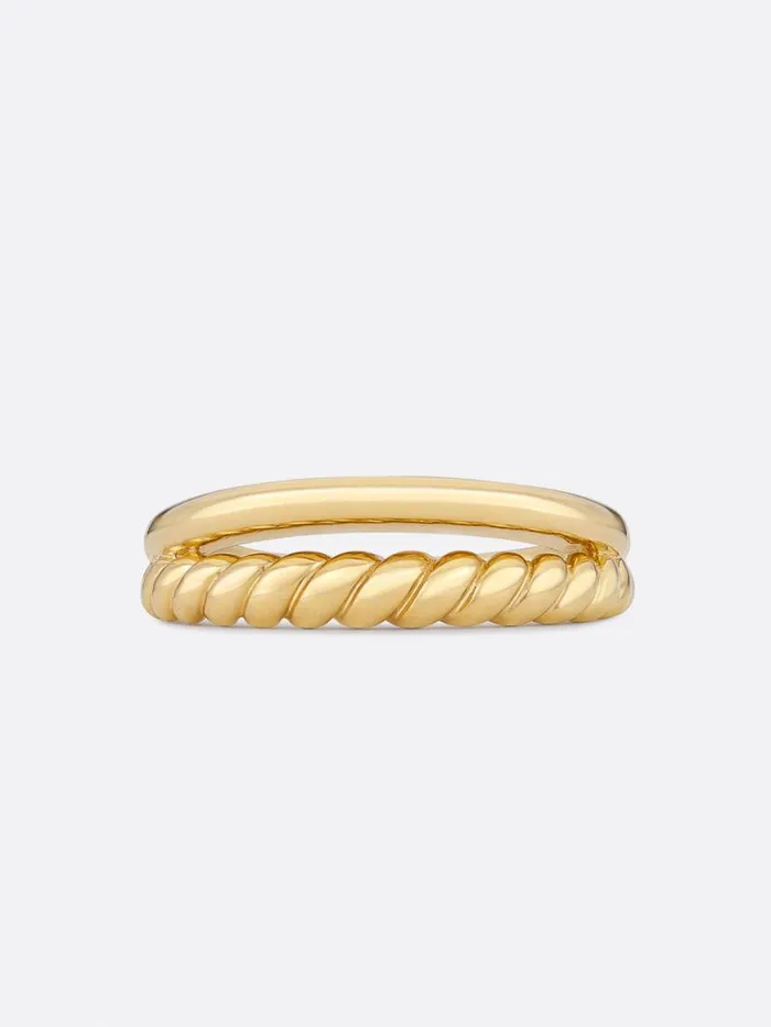 Shop Brochu Walker Fine Jewelry Icons Yellow Gold Duet Ring Yellow Gold