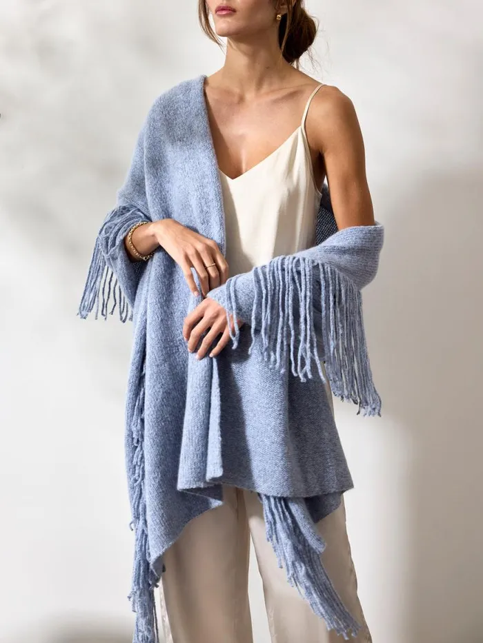 Shop Brochu Walker Scarves and Gloves The Thela Fringe Wrap return split0 Split0 Shop Brochu Walker Scarves and Gloves The Thela Fringe Wrap return split0 Split0