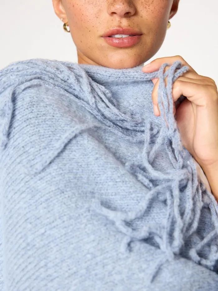Shop Brochu Walker Scarves and Gloves The Thela Fringe Wrap return split0 Split0 