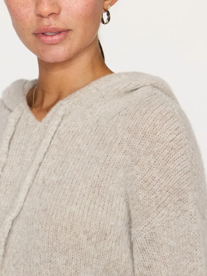 Shop Brochu Walker Sweaters The Camille Luxe Hoodie Dusk Mlange