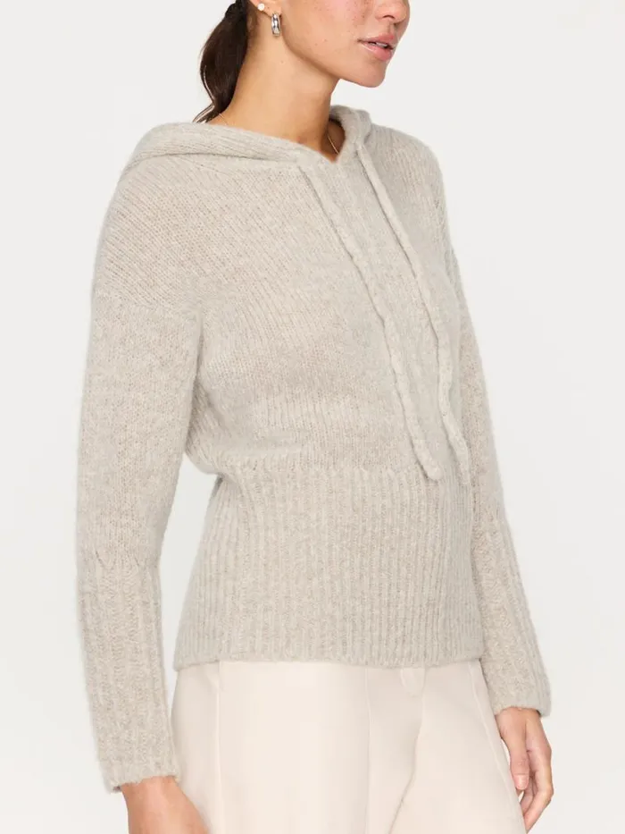 Shop Brochu Walker Sweaters The Camille Luxe Hoodie Dusk Mlange
