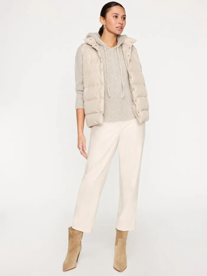 Shop Brochu Walker Sweaters The Camille Luxe Hoodie Dusk Mlange