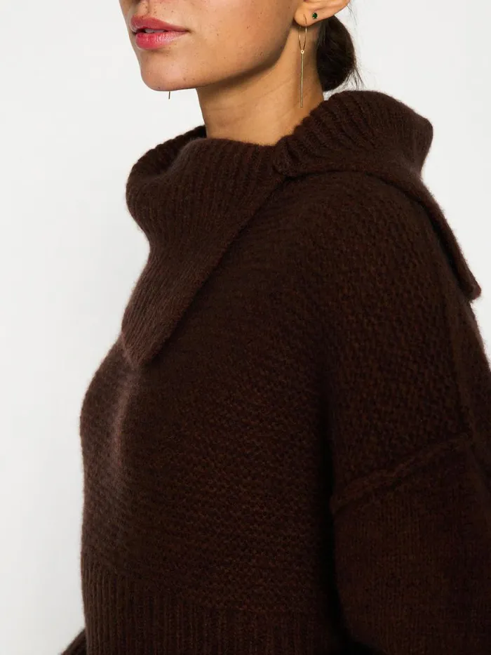 Shop Brochu Walker Sweaters The Elian Pullover Carob
