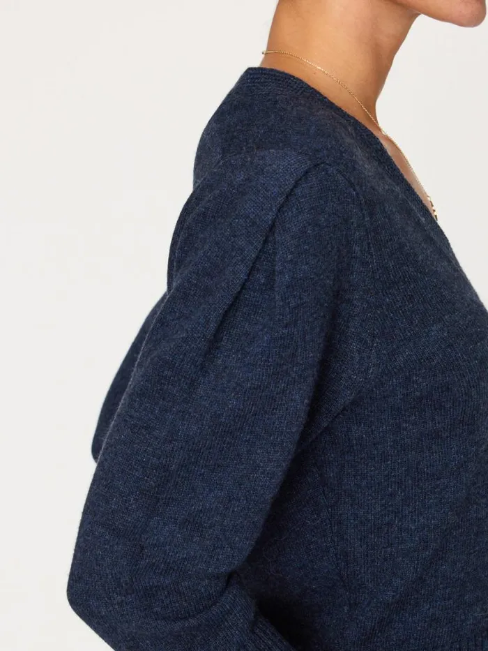 Shop Brochu Walker Sweaters The Ellison Pullover Baltic Mlange