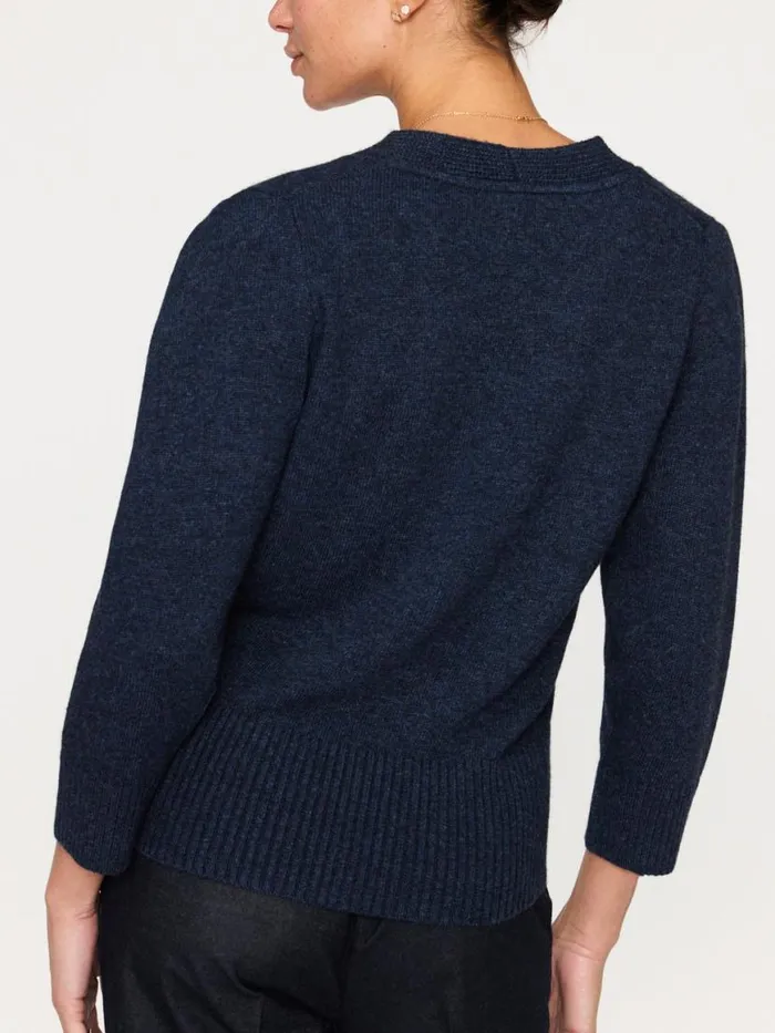 Shop Brochu Walker Sweaters The Ellison Pullover Baltic Mlange