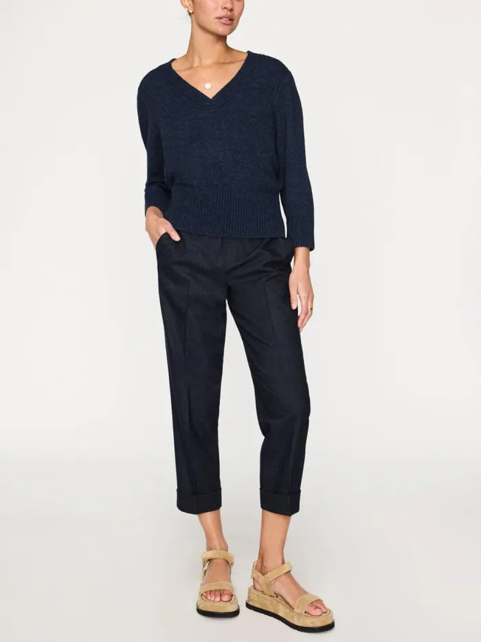 Shop Brochu Walker Sweaters The Ellison Pullover Baltic Mlange